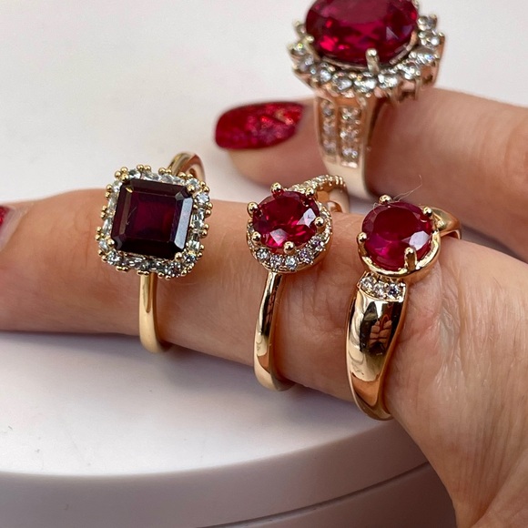 PRIVATE LISTING Ruby Rings - Picture 10 of 17
